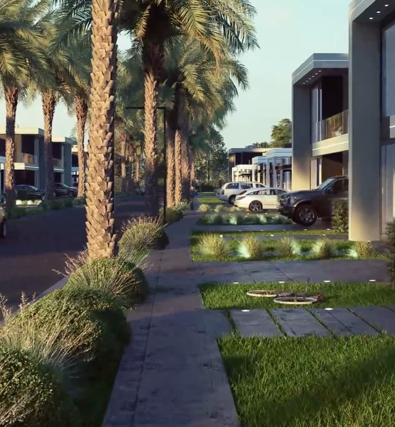 Bella Colina — Calle interna del emprendimiento