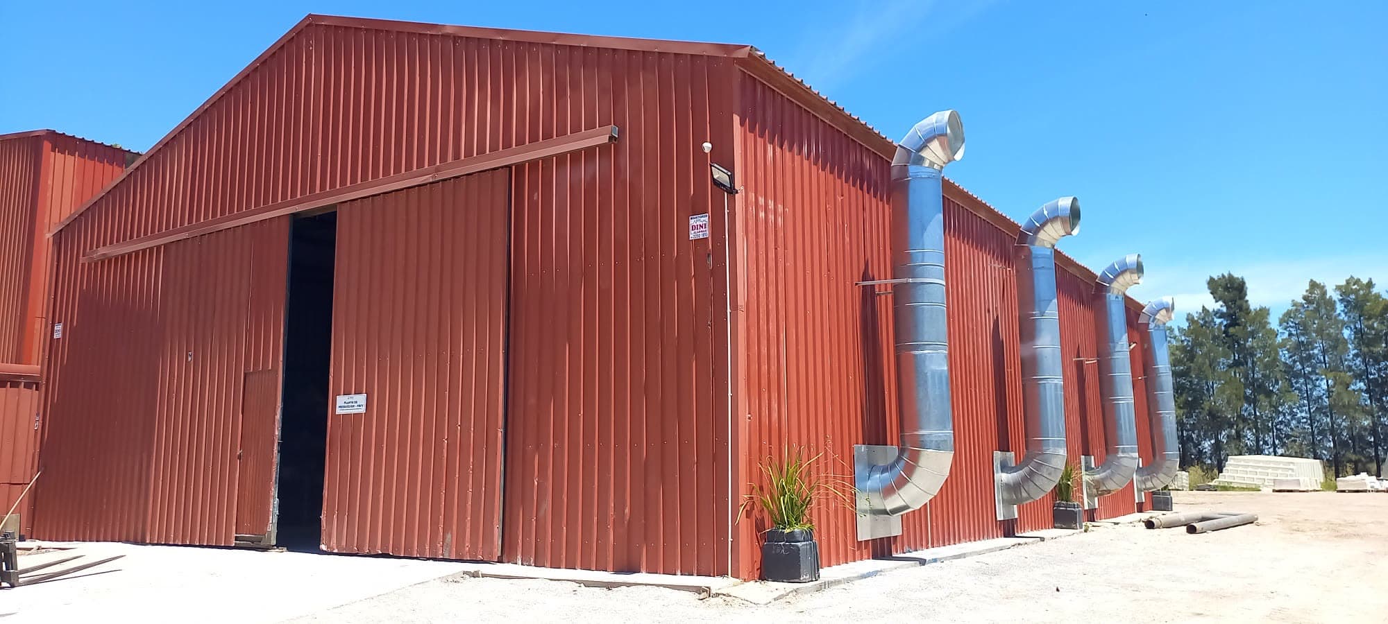Tatton Galpones — Planta de producción con extracción de aire
